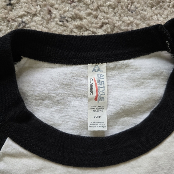Christopher Hitchens "Bad Religion" baseball tee, small - Picture 6 of 13